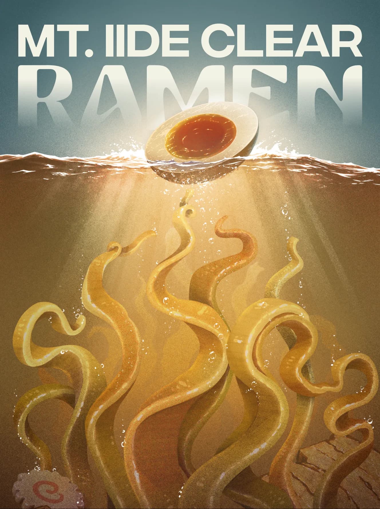 Mt. Iide Clear Ramen concert poster