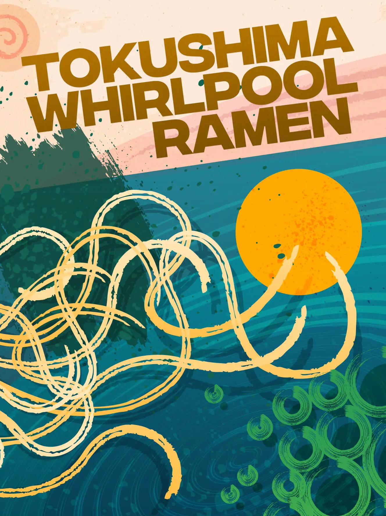 Tokushima Whirlpool Ramen concert poster